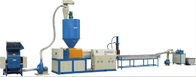 Cina Nylon Plastic Bags Film Recycling Extruder Machine Single Screw Daya 32KW perusahaan